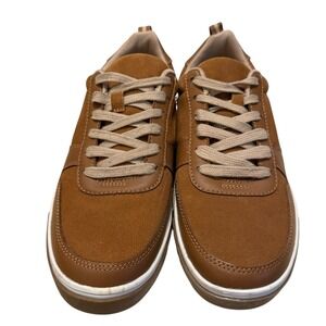 Lands' End casual lace up leather sneakers - 9 D